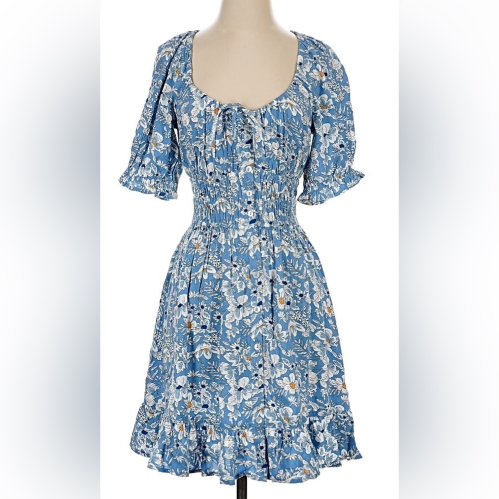 Dizzy Lizzy Casual Blue Dress